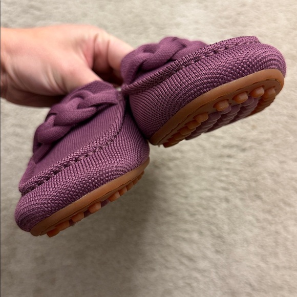 Rothy’s The Braid Driver Loafer Slip On Flats Size 10 Purple Mauve - Picture 2 of 7